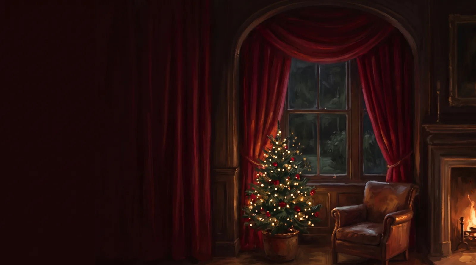 Christmas Mac desktop