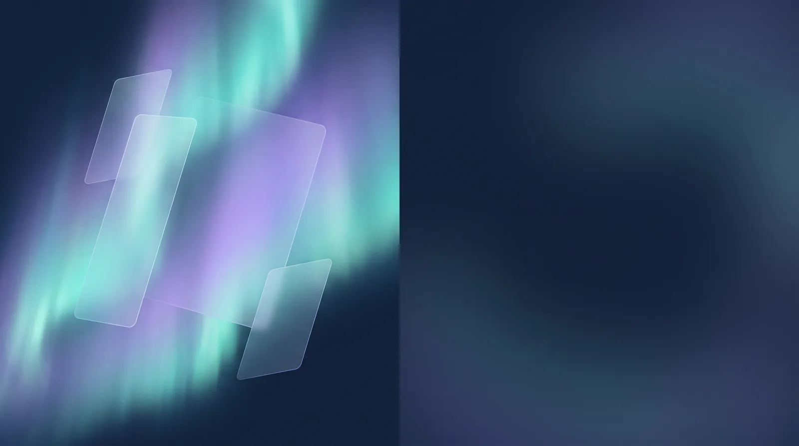 Glassmorphism Mac desktop